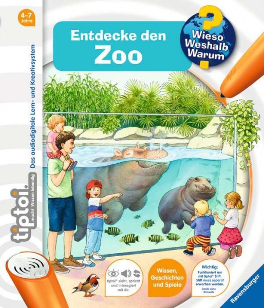 Ravensburger tiptoi® Bd. 20, Entdecke den Zoo
