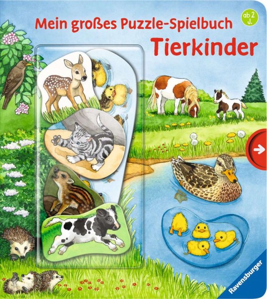 Ravensburger Mein großes Puzzle-Spielbuch Tierkinder