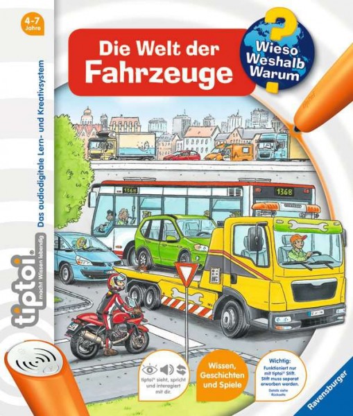 Ravensburger tiptoi® Bd. 12, Die Welt der Fahrzeuge